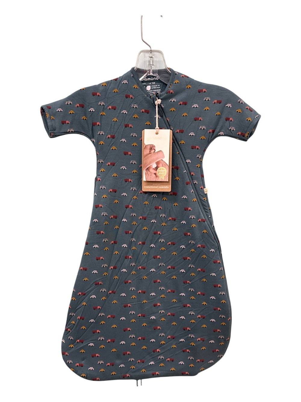 Children's Dark Teal Car-Print Sleep Gown - Kids Pajamas